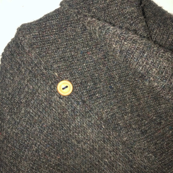 Vintage St Martins enlarge Charcoal Wool Blend Sweater- 70 percent wool- used - Picture 4 of 9